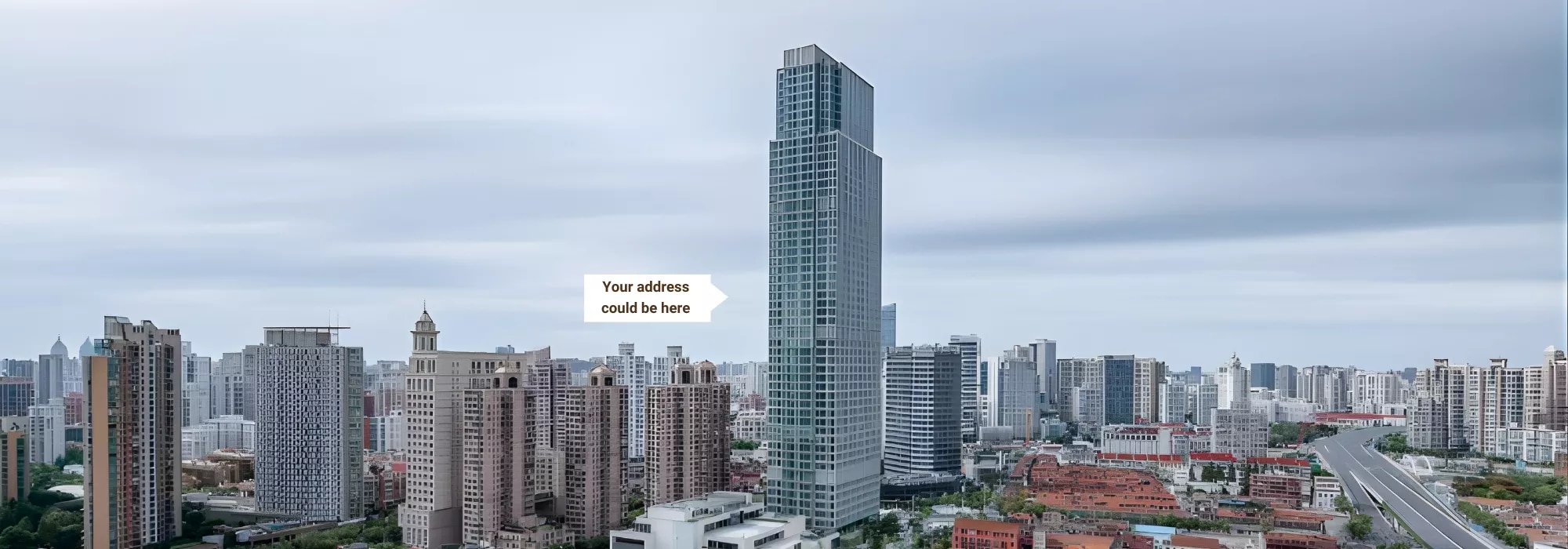  Premium coworking office location at Servcorp One Museum Place Shanghai, China.  